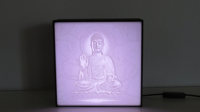 Boite lumineuse personalisée