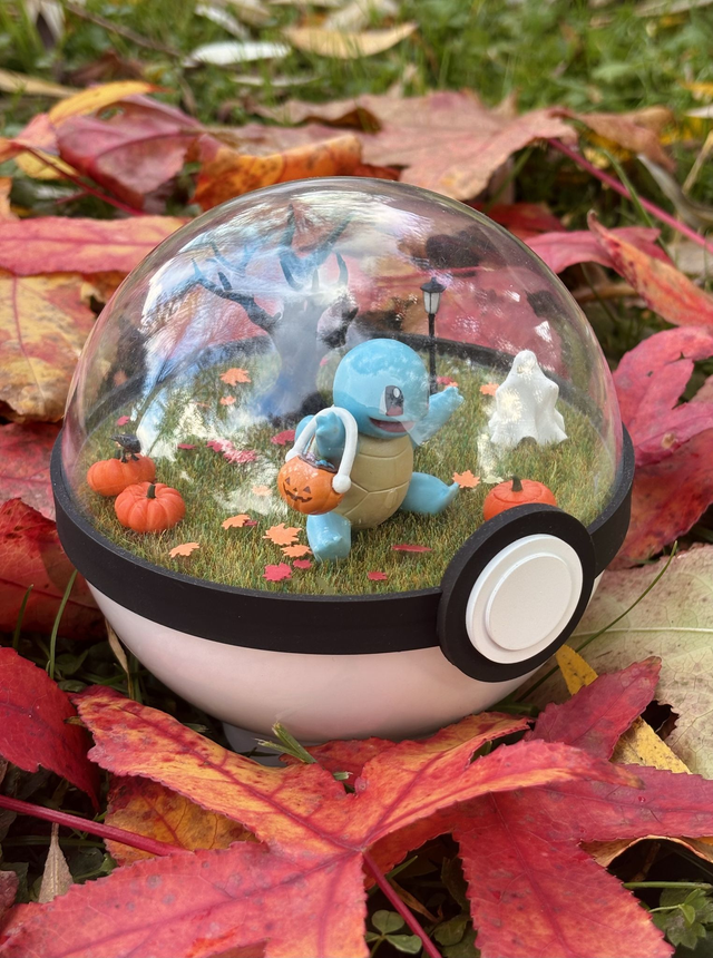 🎃 Terrarium Pokémon - Édition Halloween - Carapuce