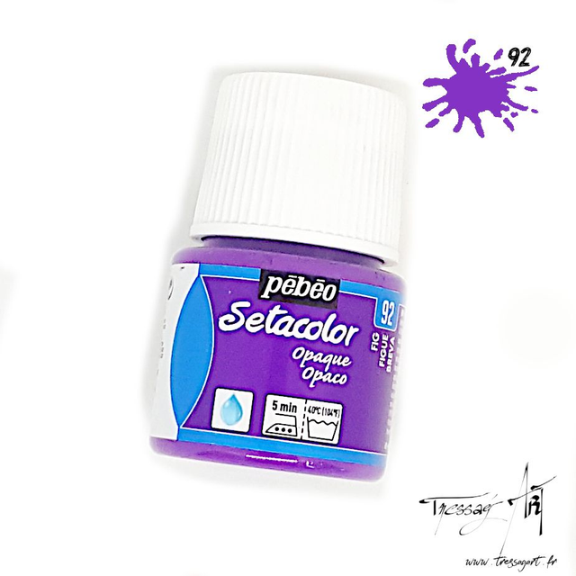 PEBEO - PEINTURE TEXTILE SETACOLOR OPAQUE VIOLET FIGUE 45mL - PB009092