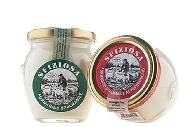 crema di formaggio pecorino dolce  vaso 300 gr 