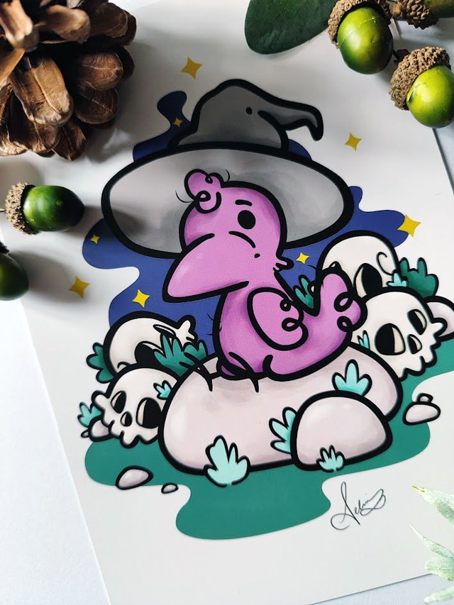 Sitting Crow A5 Print