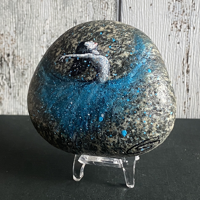 La femme à la robe bleue 