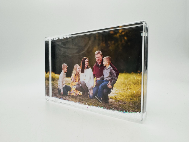 SnowBlox - Photo Frame with foil engraved front