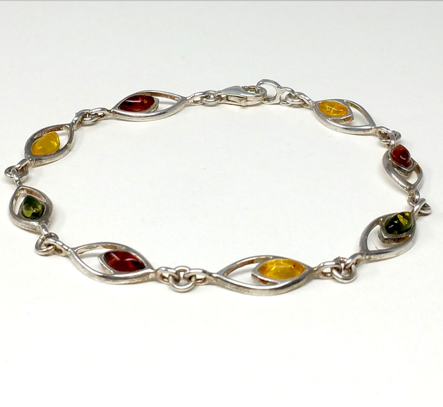 BRACELET AMBRE VERITABLE ARGENT 925/1000 3180460