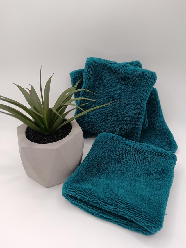 Cotons lavables double face micro-éponge de bambou grand format 