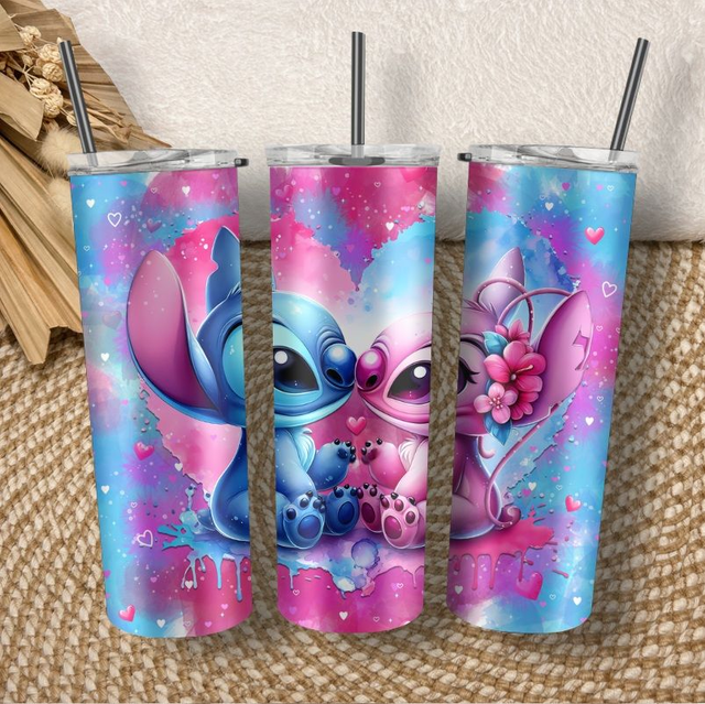 Gourde Stitch et angel