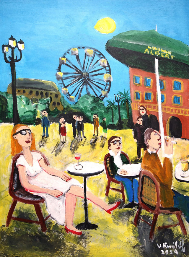 Chez Monsieur Albert (litho numérique)