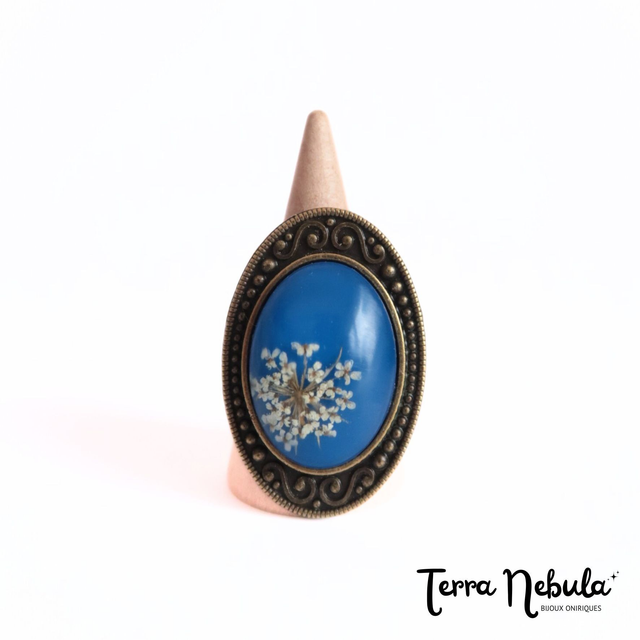 Bague fleurie baroque Captivante | BA044 | Ombelles