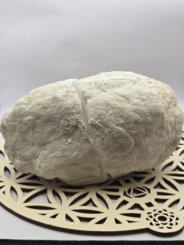 Cristal de roche forme géode 