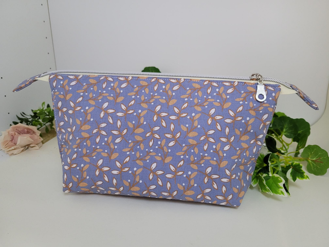 Trousse de toilette double bicolore