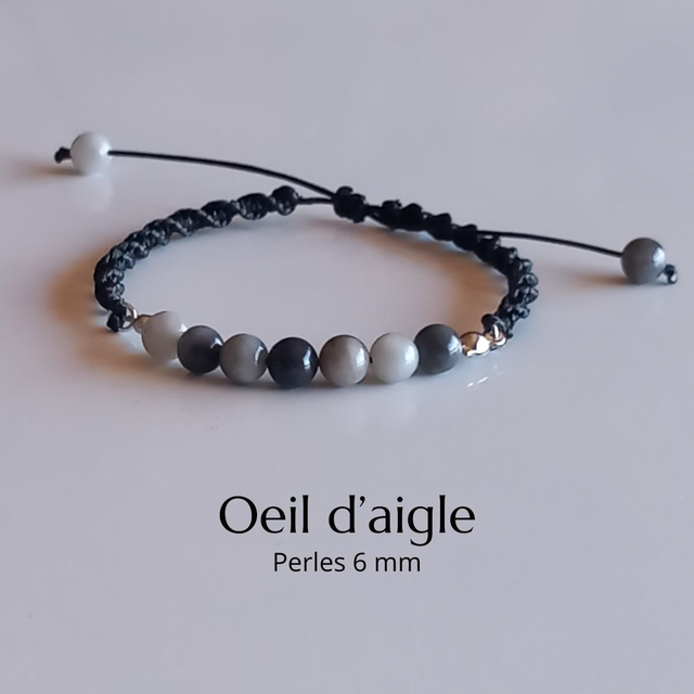 Bracelet ajustable en Oeil d'aigle