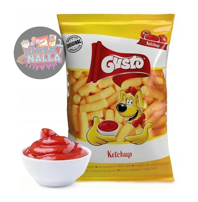 Gusto Maischips mit Ketchup, Snack-Set, 100 G