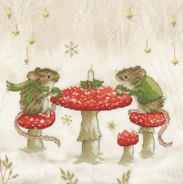 Toadstall Treats Cross Stitch Kit by Bothy Threads