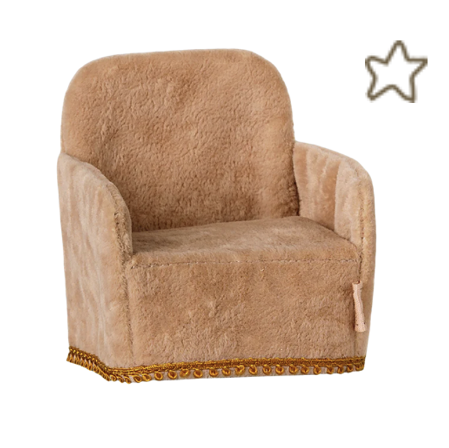 Maileg Maus Klappstuhl puder