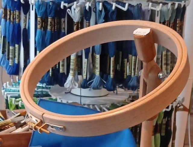 Huismerk: Borduurring met tafelklem 185mm