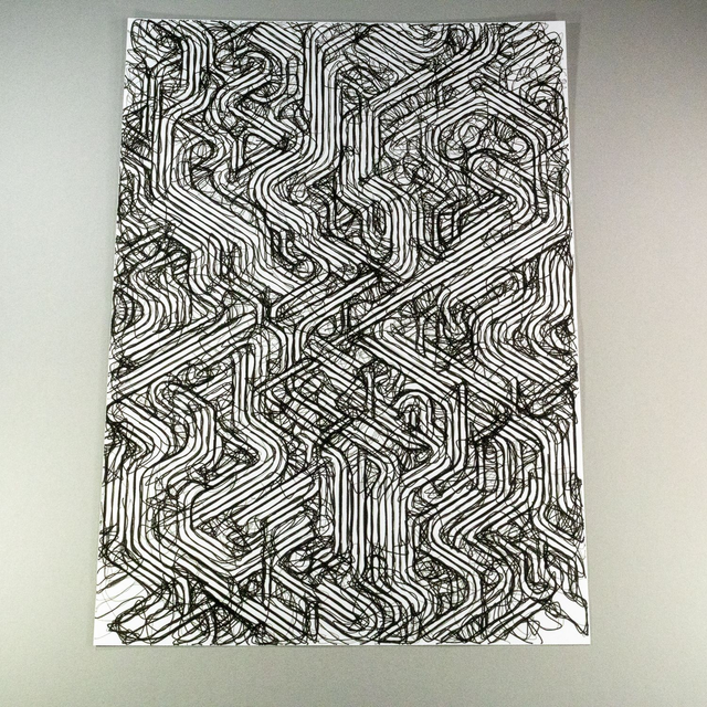 Nodi Filorum (Knots of Threads) pen plot