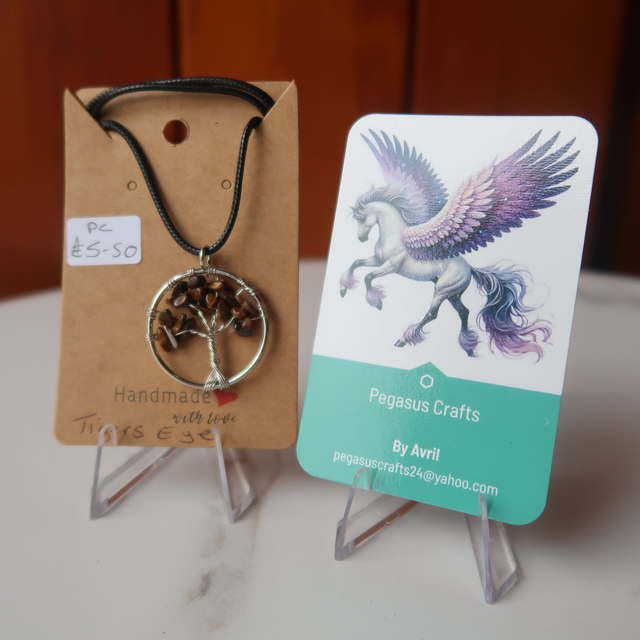 Round Crystal Tree Necklace