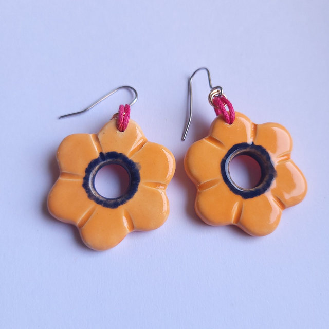Flower Power Drop Earrings - 2 Colourways Available