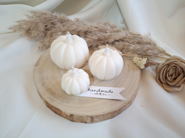 Kerzen Set Kürbisse 