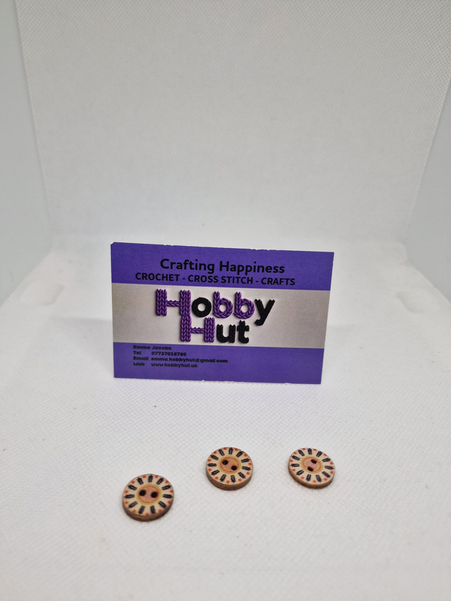 Vintage Style Buttons (27) 1.5cm