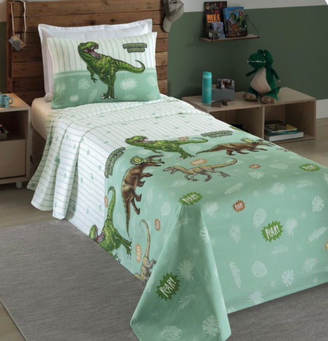 Jogo De Cama Solteiro Kids Priori 130 Fios 