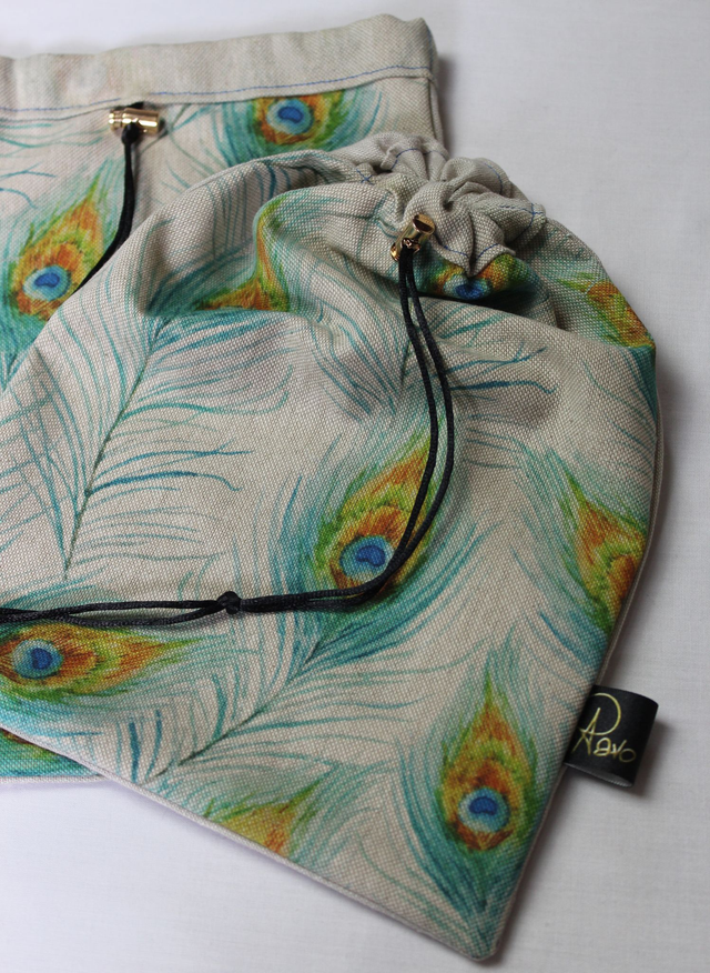Peacock Pouches Set 2