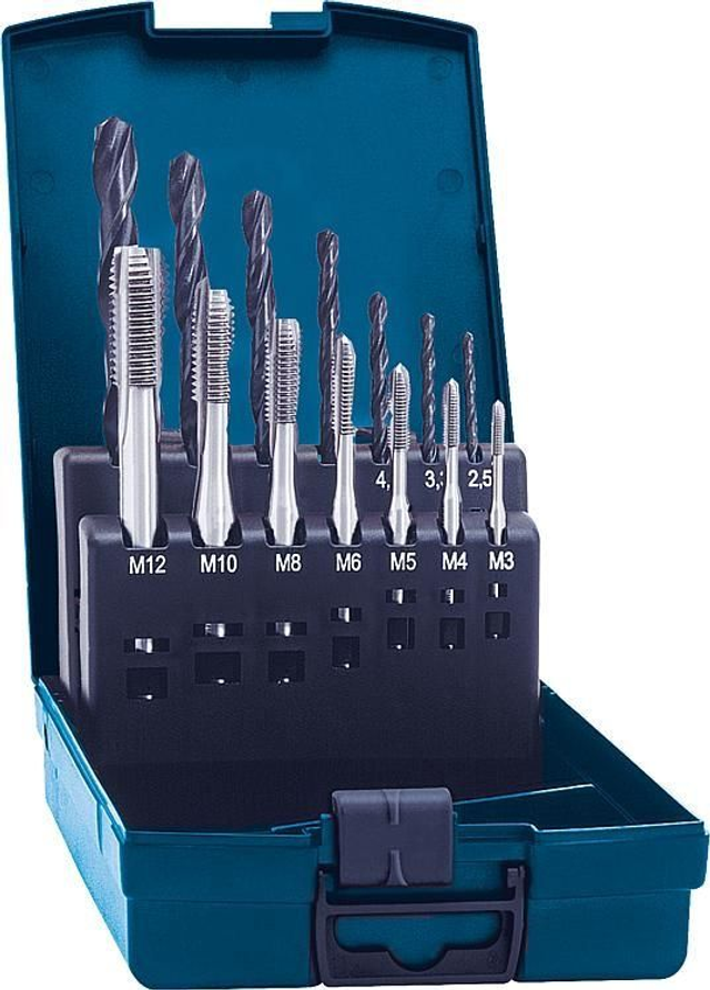 Zira Setverpackung Typ BlueBox mit Maschinengewindebohrern HSSG Form B, M 3 - M 12