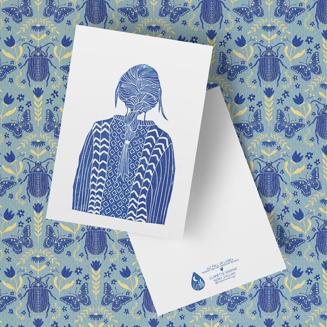 Carte Le pull en laine