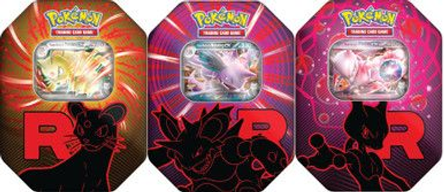 Pokémon Tin-Box Set 2025 Fall (Mewtwo, Nidoking, Persian) -EN-