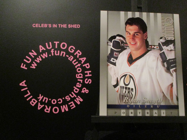 Ryan Smyth - NFL 1997 Donruss Studio Ice Hockey Original 10x8 Trading Card #16 (A)