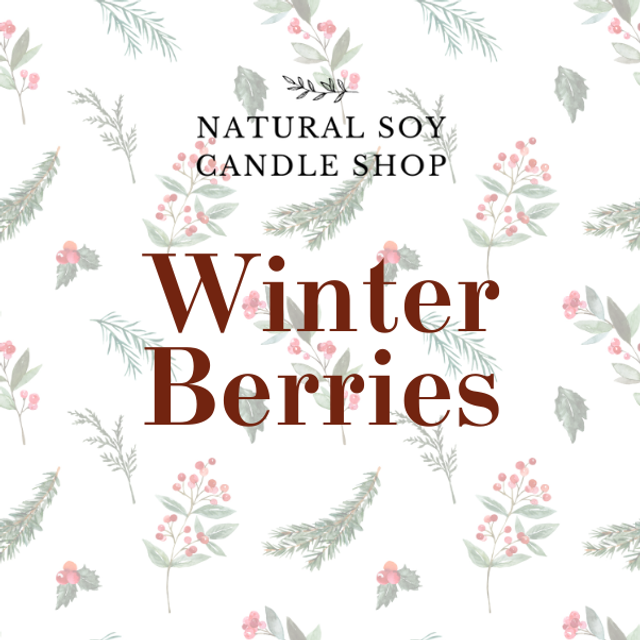 Winter Berries Soy Candle