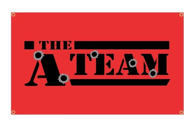 Grote vlaggen The A Team (150x90cm) Nieuw. 