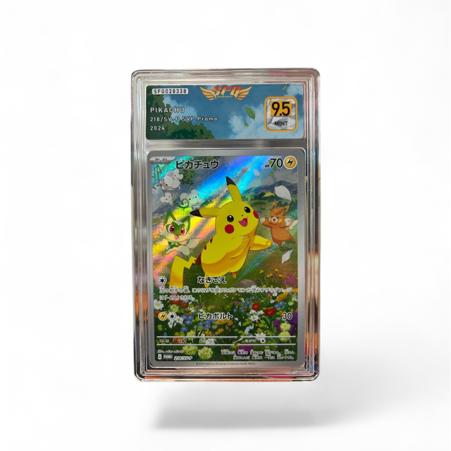 Carte Pokémon Pikachu Promo 218/SV-P SFG 9.5