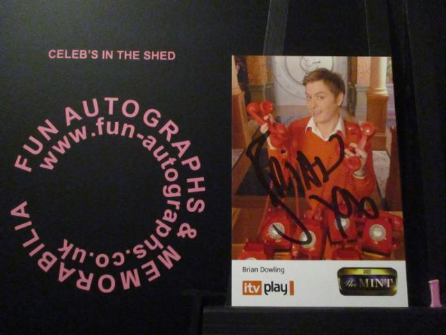 Brian Dowling Authentic Autographed The Mint 6x4 Cast Card (1)