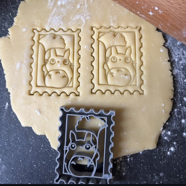 Totoro stamp cookie 