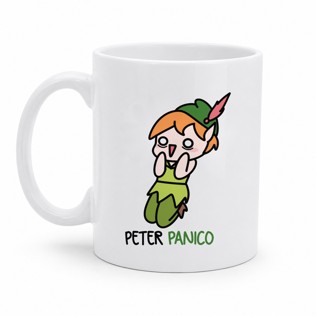 Tazza Peter Panico in ceramica