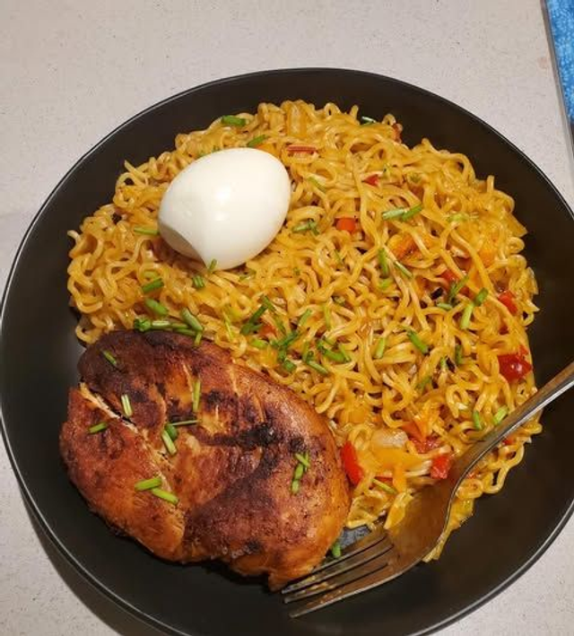 Noodles with Turkey & Egg