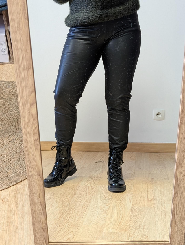 Pantalon leggins simili 