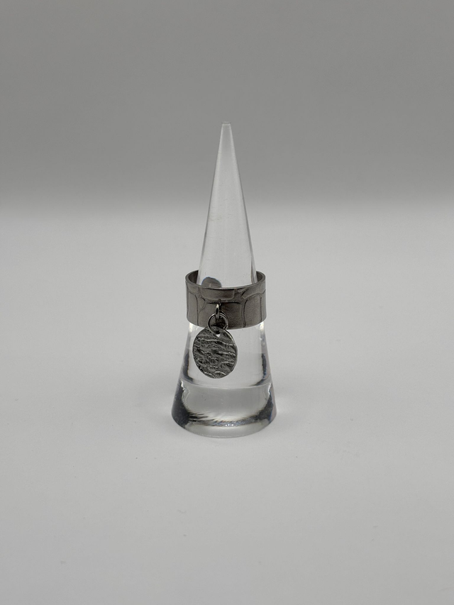 Bague - Breloque Croco 