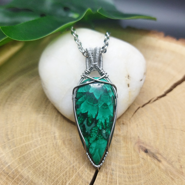 Pendentif Malachite