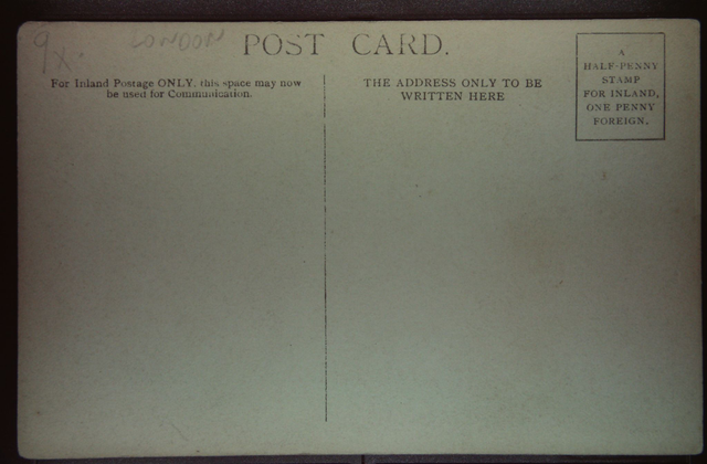 Park Lane, London W. Antique postcard Card No. FK. S. 1343 Our Ref: A198