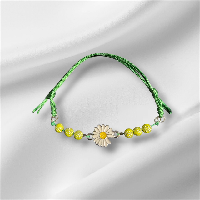 Stoffarmband Blume 