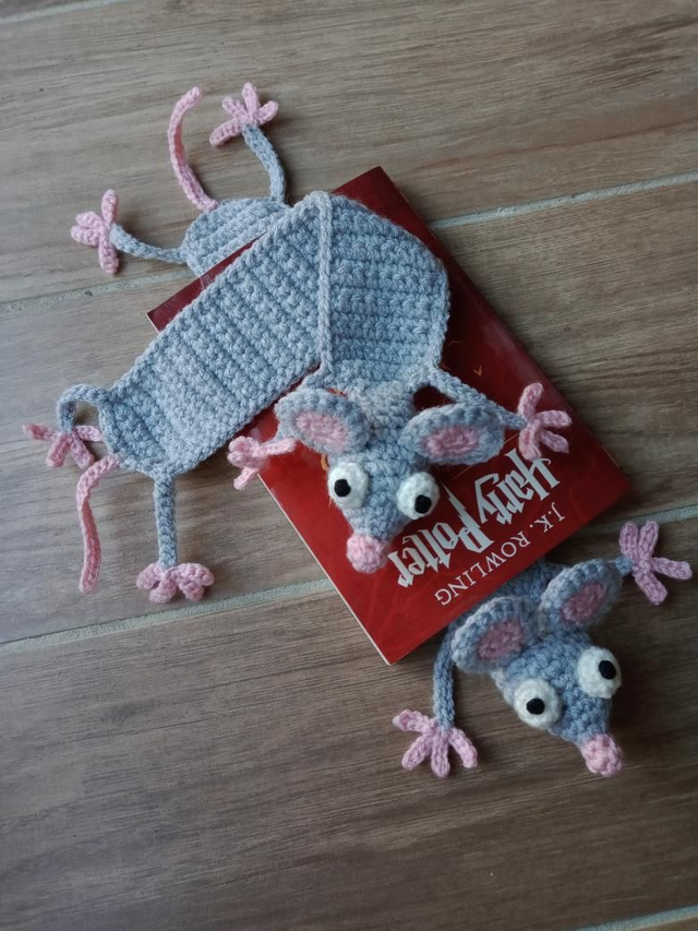 Marque page "Souris écrasée"