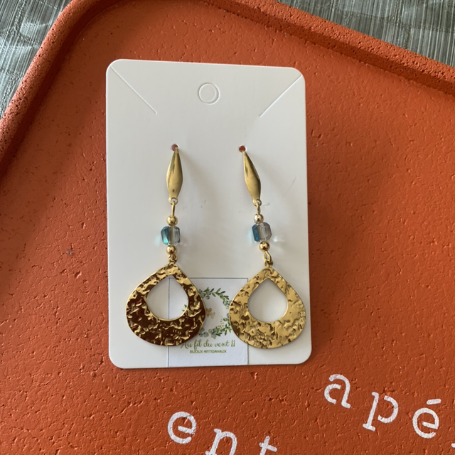 Boucle d’oreille Azur