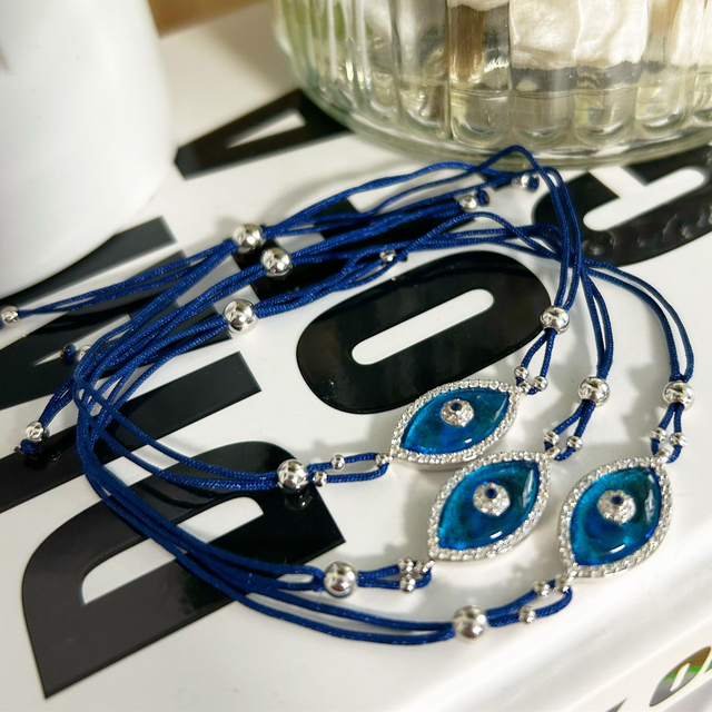Luxury Evil Eye Diamond Friendship Bracelet