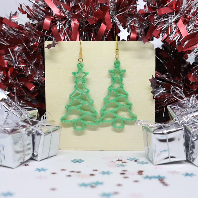 Boucles d&#039;oreilles Sapin