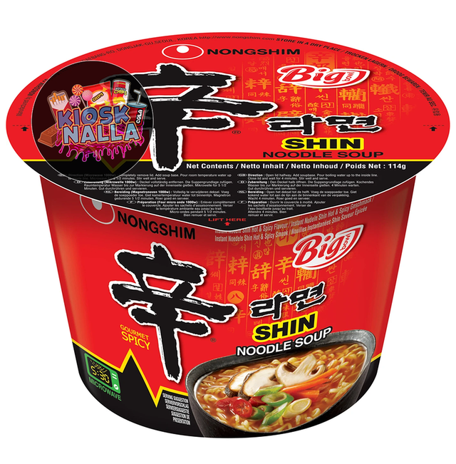 NONGSHIM - Instant-Nudeln Big Bowl Shin, 114g 🌶🌶🌶