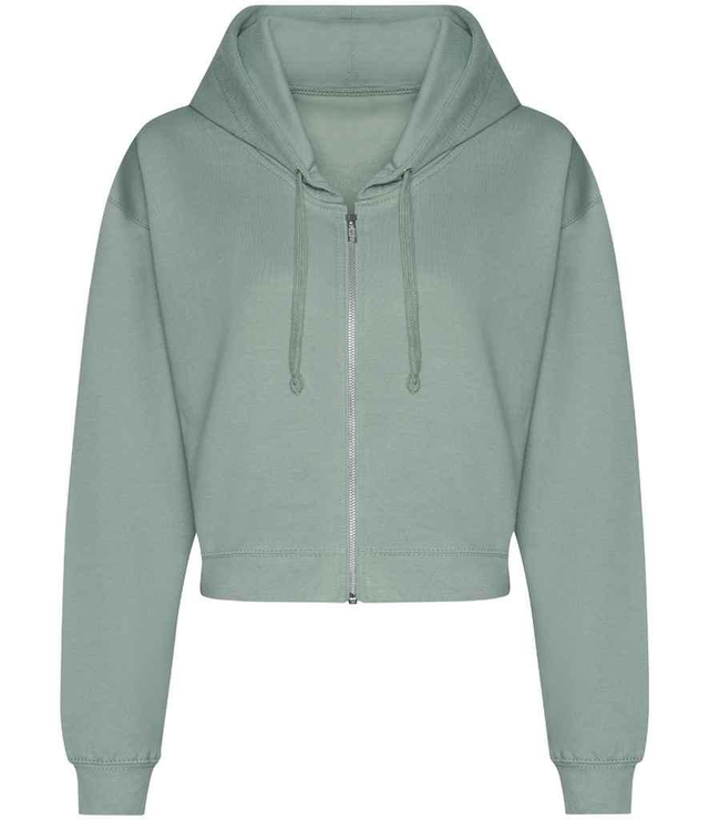 Cropped Zip Hoodie