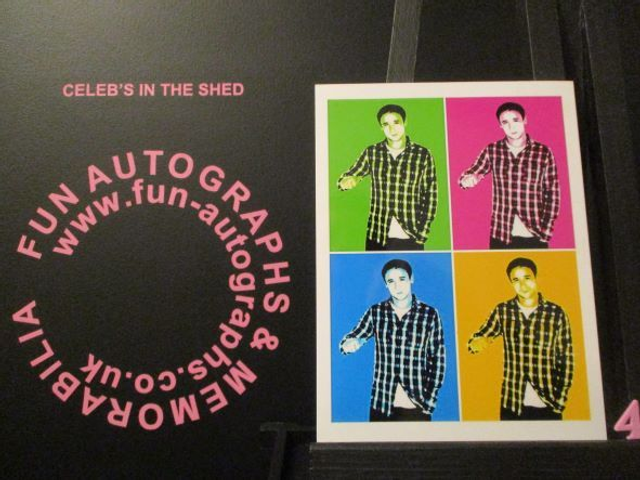 Jason Maza Authentic Autographed 6x4.5 Pop Art Limited Edition (4)