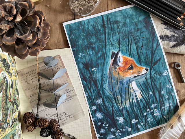 Un instant dans la prairie - affiche